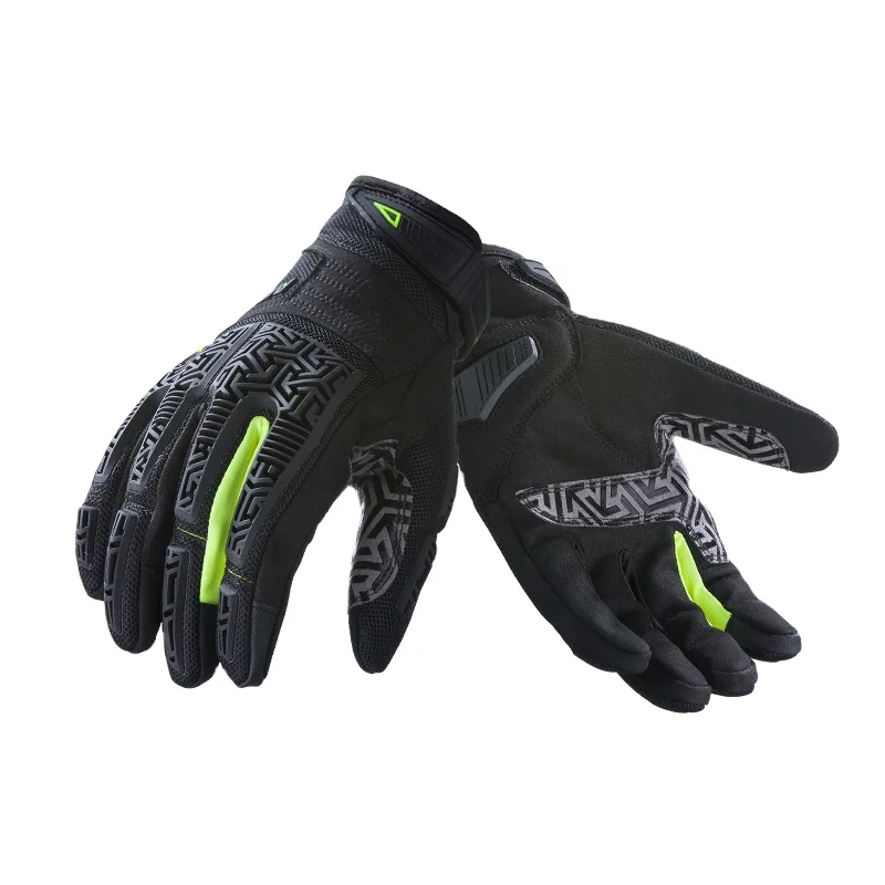 Unisex Full finger leather motorcycle ricing gloves for protection off-road gloves touch screen Motorcycle accessory