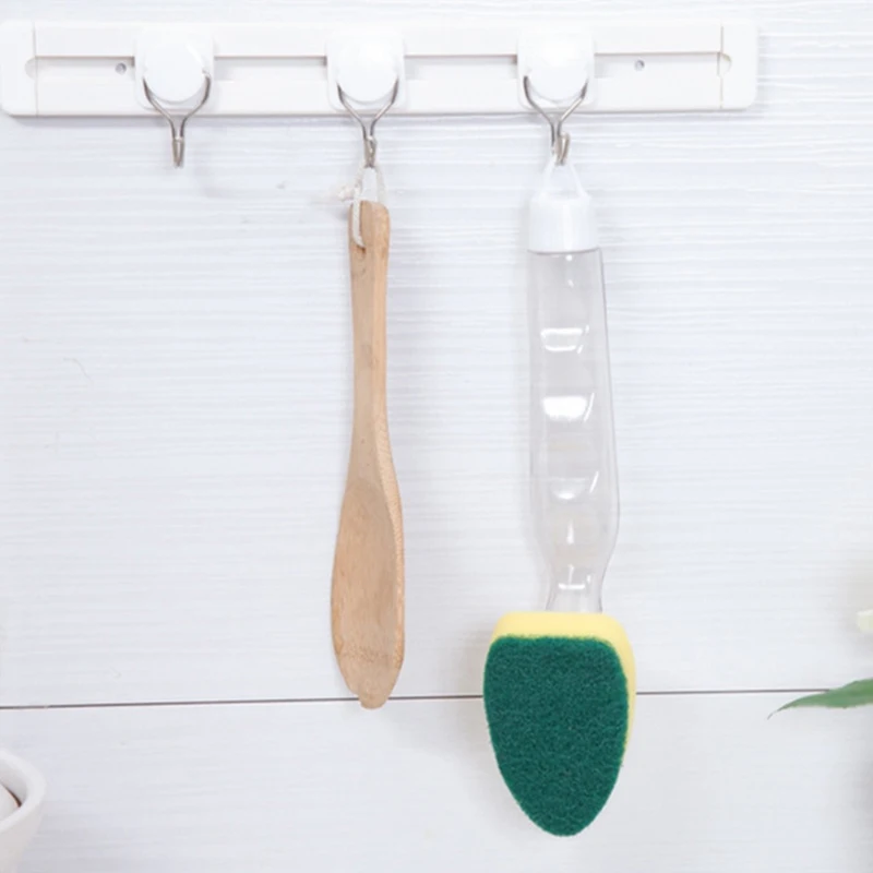 QY сменная подушка для отверждения губка кухонные принадлежности с дозатором мыла скруббер Чистящая Щетка