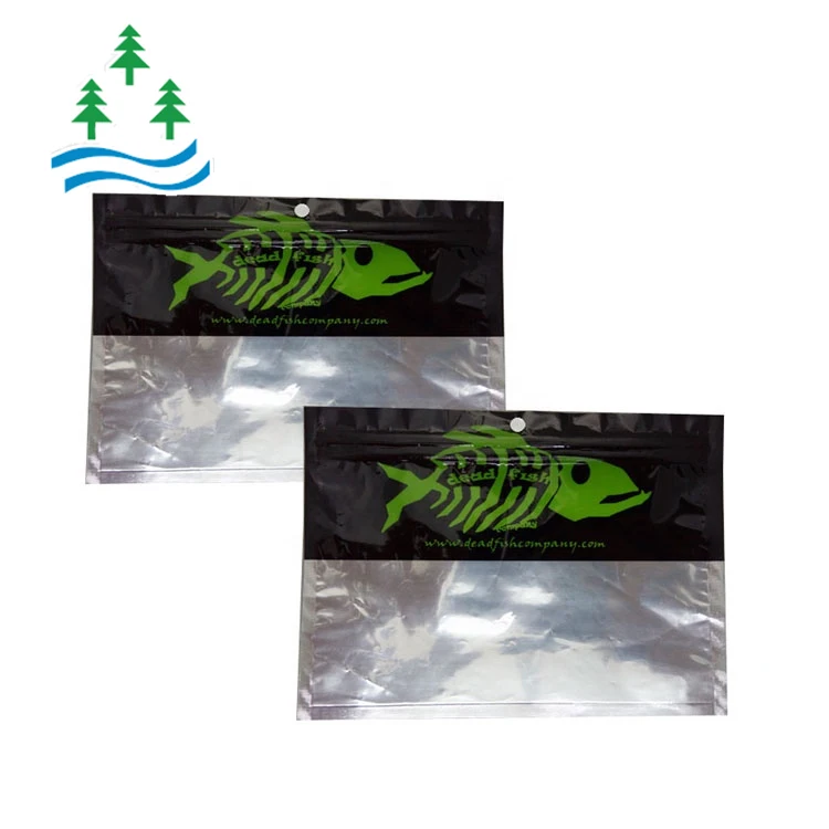 Factory Customized Printed Fishing Worm Bait Fishing Bait Packing