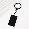 Llavero rectangular negro