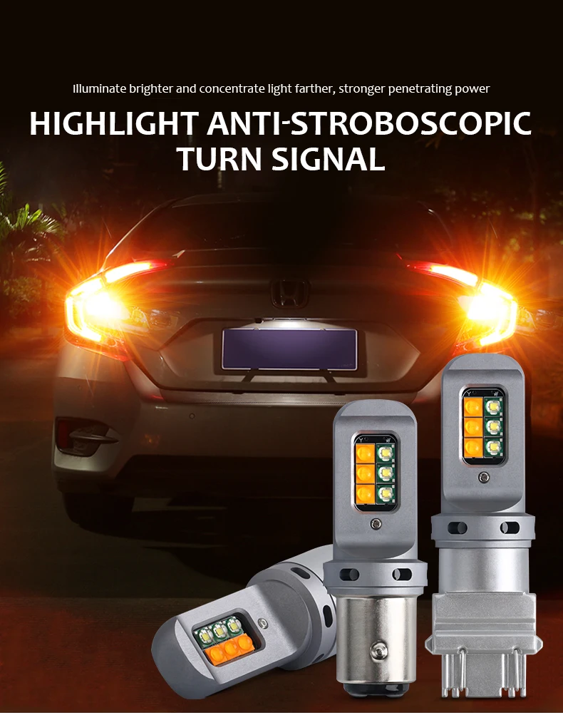 Yobis Newest Daytime Running Light With Steering Dualcolor Decoding