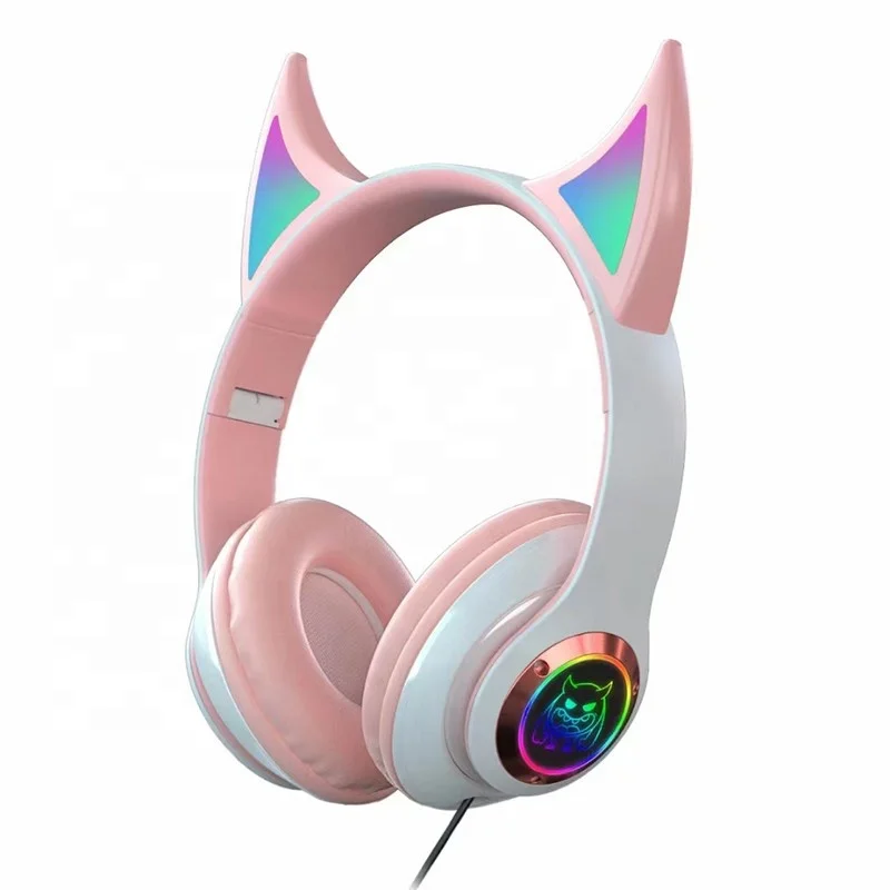 Gaming Headset Audifonos Con Orejas De Gato Amazon STN169