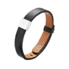 Black microfiber leather + Steel Bead