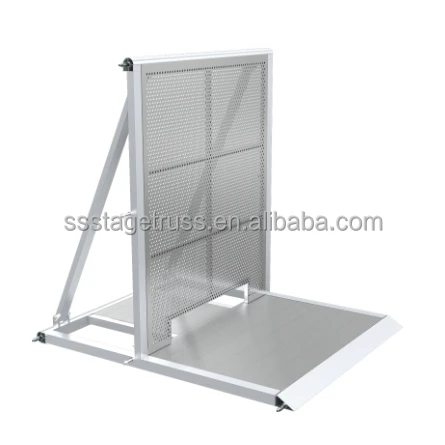 Aluminum Alloy Concert Crowd Control Barrier Stage Foldable Barricade Outdoor Event Safety Barrier