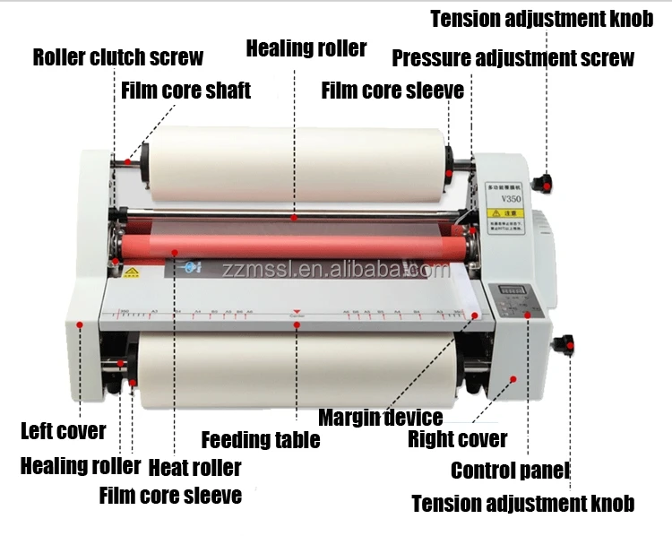 A3 Size Paper Single And Double Side Hot And Cold Roll Laminator