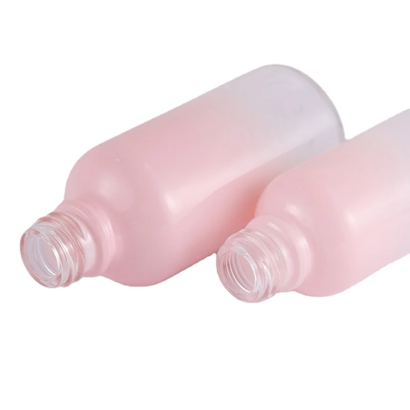 Pink Glass Essence Serum Dropper Bottle - 5ml to 100ml
