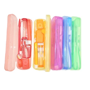 Hot Sale Orthodontic Patient Kit Dental Ortho Oral Care Hygiene Kits Travel Toothbrush Orthodontic Kit