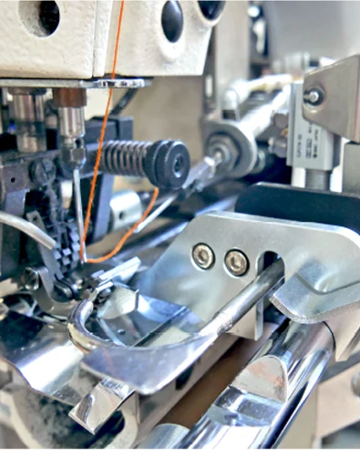 SiRUBA Automatic Jeans Bottom Hemming Machine Designed to Roll up the Bottom of the Legs of Jeans Trousers