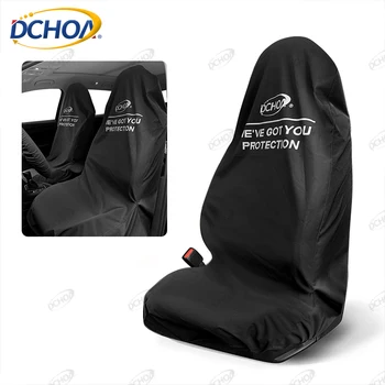 DCHOA 3 pcs set Car steering wheel protective cover and Waterproof car seat Cover