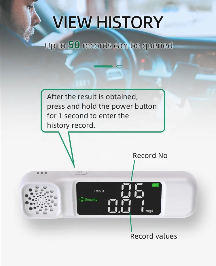 Best Selling Portable Handheld Alcohol Tester Breathalyzer Digital Alcohol Tester Japan For Drunk