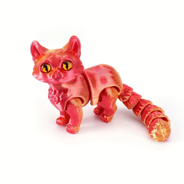 Creative 3D Printed Dinosaur Cat Toy
