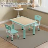 Wood grain mint green