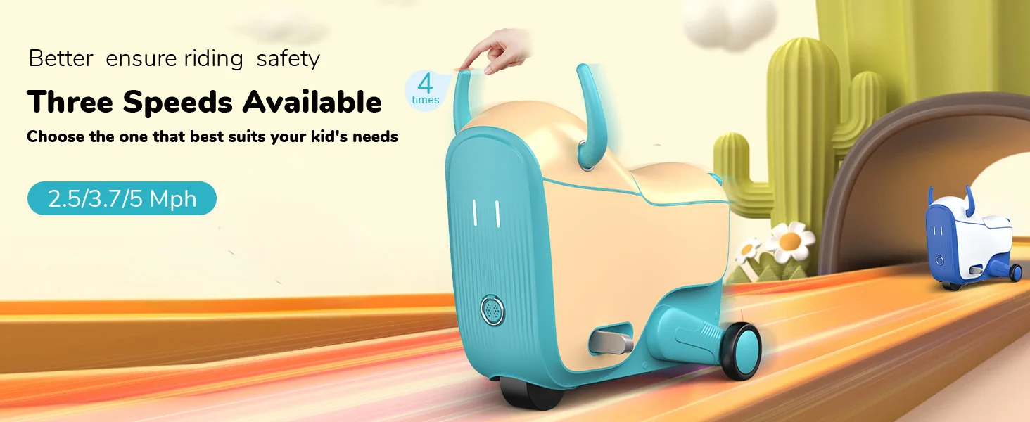GNU Children Friendly Rideables Electric Scooter Ride on Kids Scooter ...