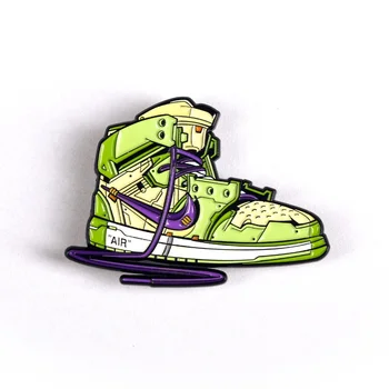 Custom Enamel Metal Pins Creative Design Sneaker Pin Badge Shoe Lapel Pins