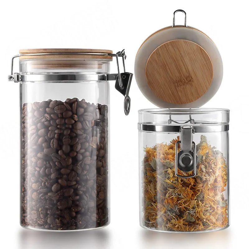 Airtight Glass Jars with Lids Perfect for Kitchen Storage