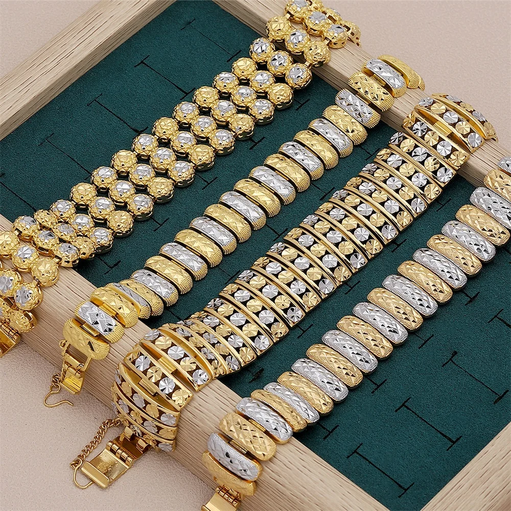 Jxx Gold Bracelet Latest Designs 24k Man Bracelet Bangles Gold Plated, Gold  Jewelry Wholesale for Women