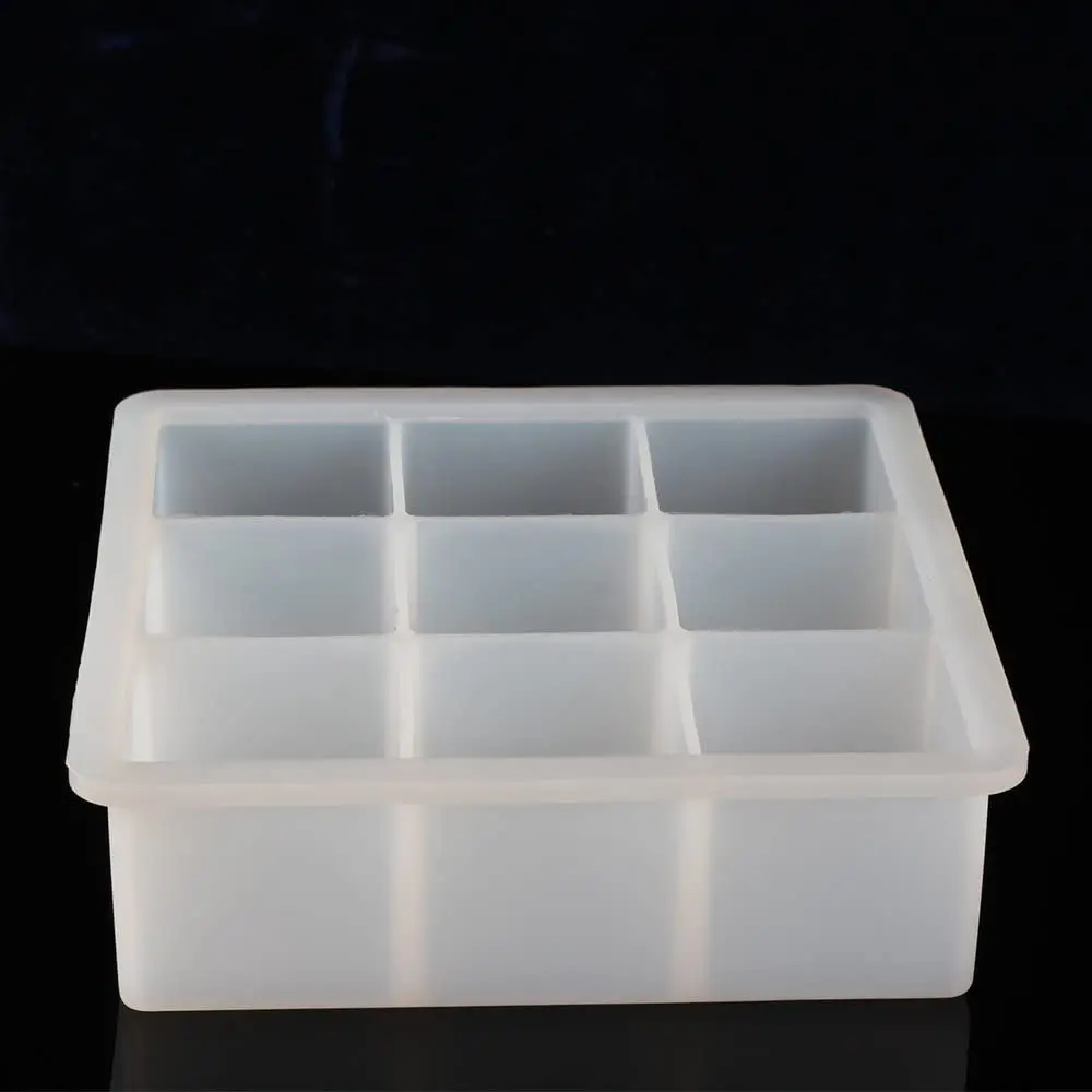 silicone medium ice cube mold stackable