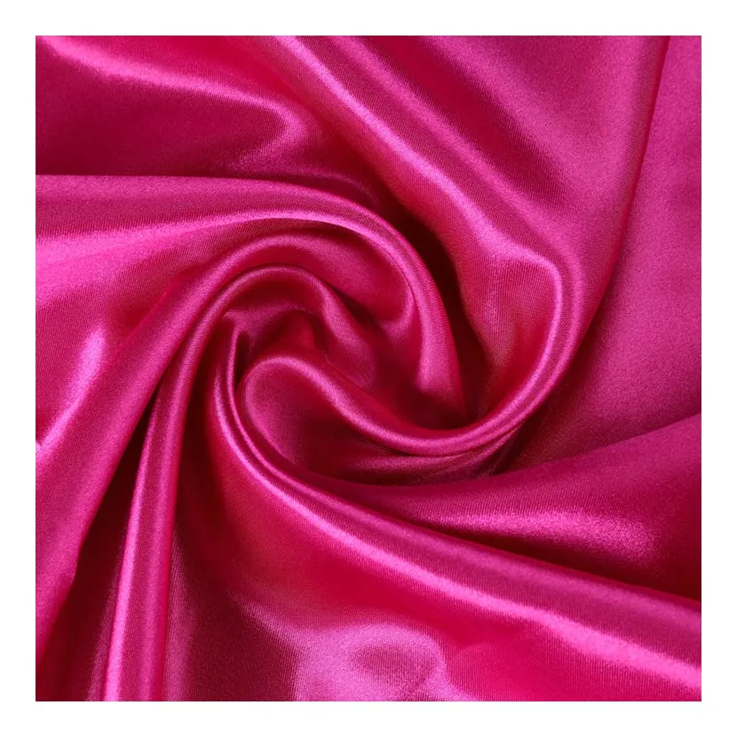 Stretch Shiny Soft Silk Fabric Satin Pajamas Fabric Satin 95 Polyester