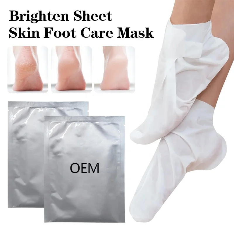 Маска для ног из Гуанчжоу оптовая продажа коллагеновая Отбеливающая увлажняющая маска козьего молока лучшая эффективная