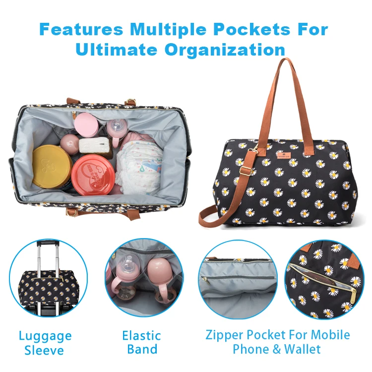 Luxury Waterproof Diaper Bag Perfect for Travel Hospital