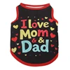 Negro "I Love Mom &amp; Dad"