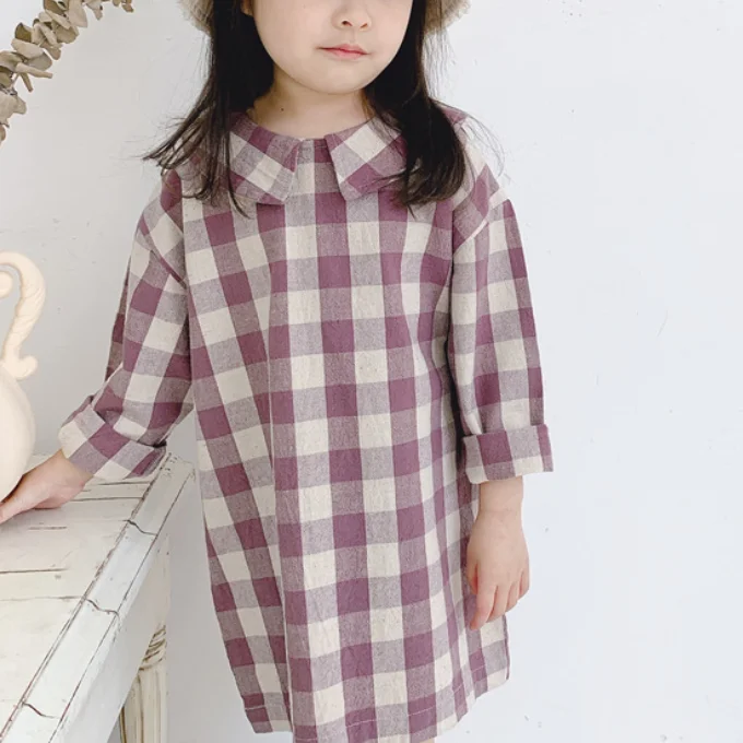 Latest Design Children Check Blouse Little Girls Autumn Shirt Kids Long Blouse Buy Latest Fashion Blouse Design Check Shirts For Girls Shirt Blouse Pattern Product On Alibaba Com