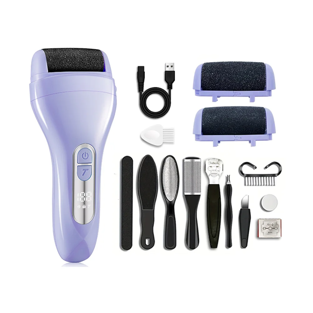 USB Charging Electric Callus Eliminator Foot Repair Device with Heel Removing Feature Skin Grinder Stone Callus Remover