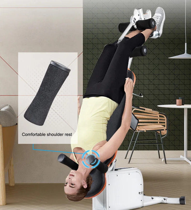 BunnyHi JSY034 Inversion Tables Back Pain Spine Inversion Table Handstand Gravity Machine Traction Inversion Table Yoga