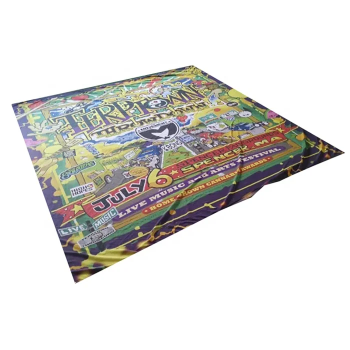 High Resolution  Custom Band Stage Scrim Banners and Cloth  Backdrops