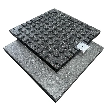 China Manufacturer high density 70% grey epdm Shock absorption Rubber Tile Floor Non-toxic Sports Equipmengts rubber mat for gym