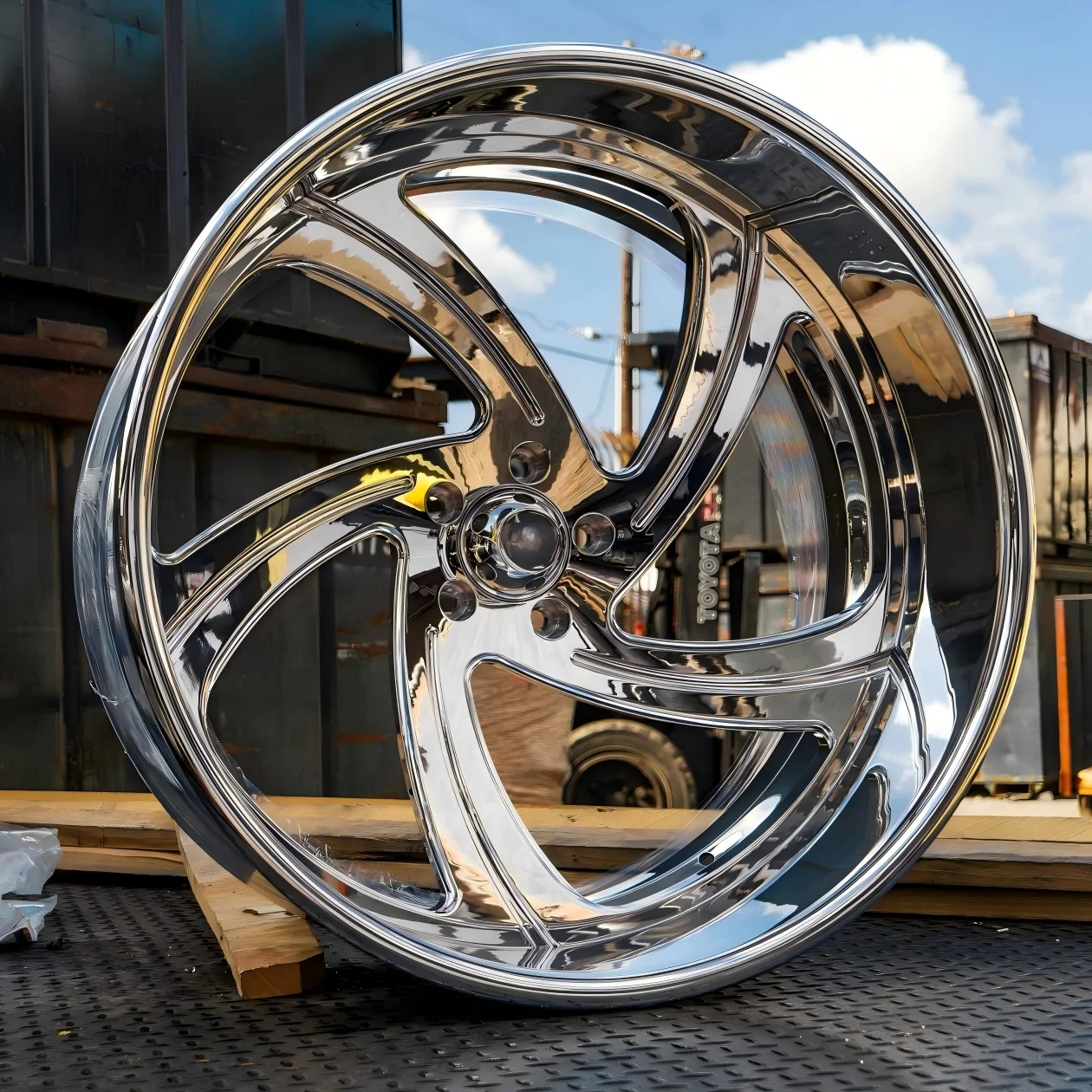 Rcsr 5x112 5x120 5x114.3 22 24 26 28 Inch Forged Wheels Deep Dish Rims Chrome Rims For Intro Impala