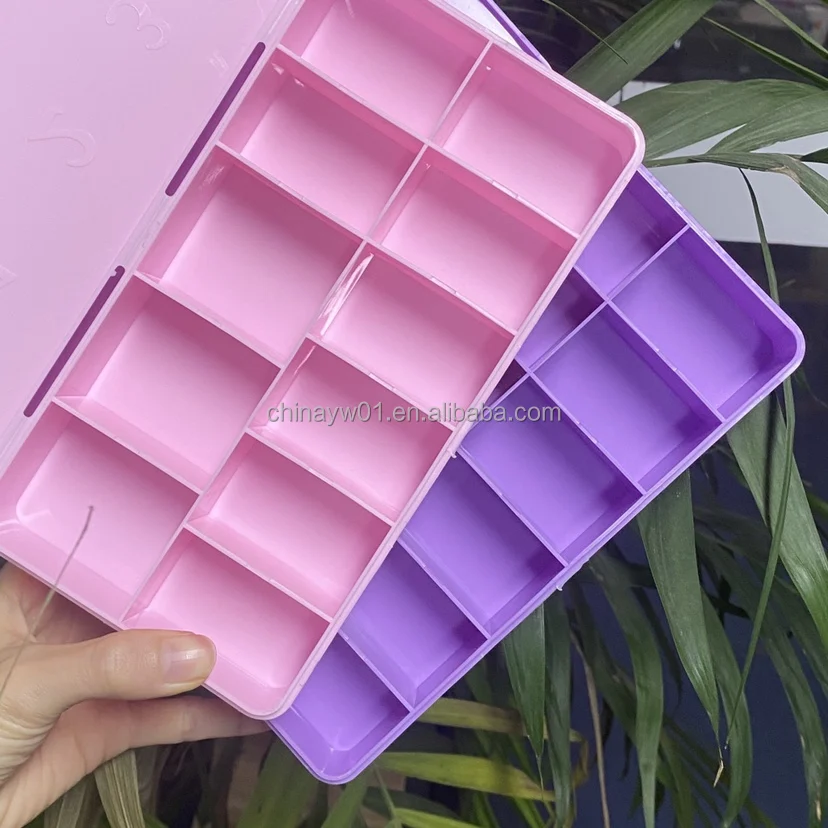 Greenkem Custom Logo New Empty Nail Art Tips Box Nail Plate Storage