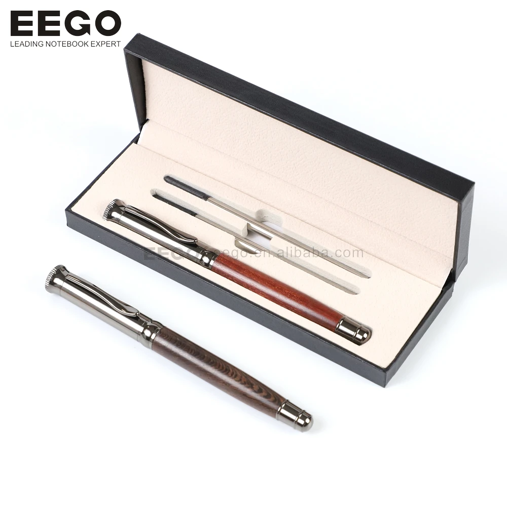 Luxury Business Gift Vintage Premium Unique Customizable Wooden Gel Pens  Custom Kits Personalized With Box