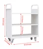 3-layer flat bookcase