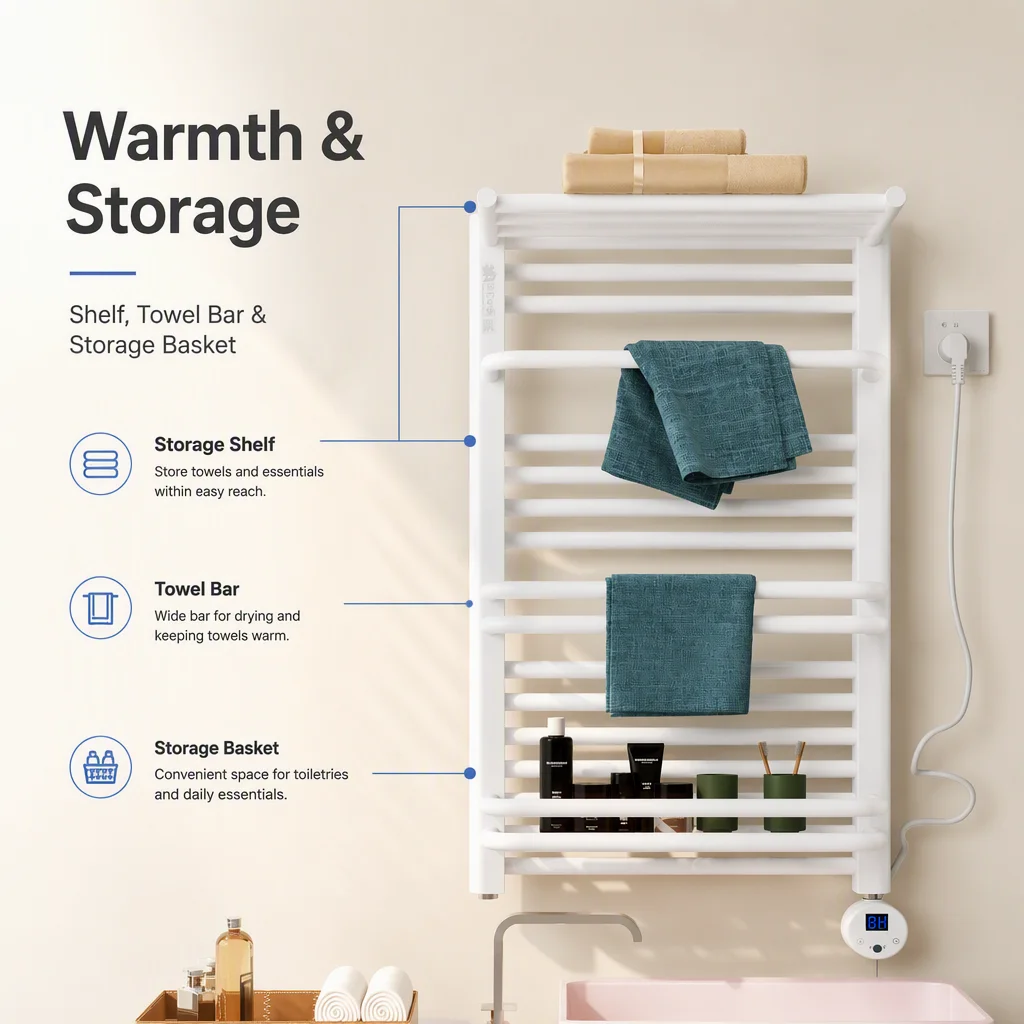 Wall Mounted Towel Warmer, SL- - detail 4