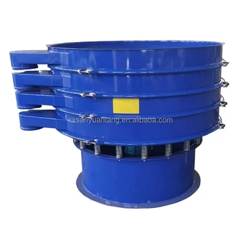 Carbon Steel Rotary Vibrating Screen Filter Sieves Rubber Powder Sifter Vibrating Screen Classifier
