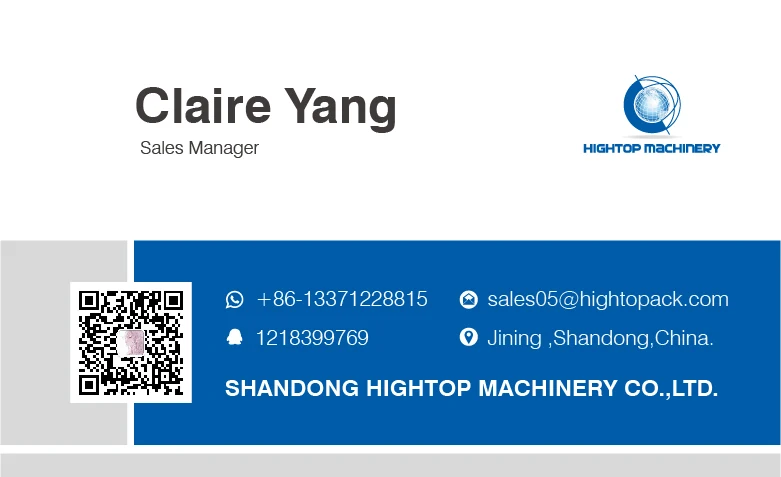 English business card