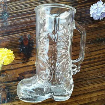 Anchor Hocking Glass Cowboy Boot Mug, 12.5 Ounces