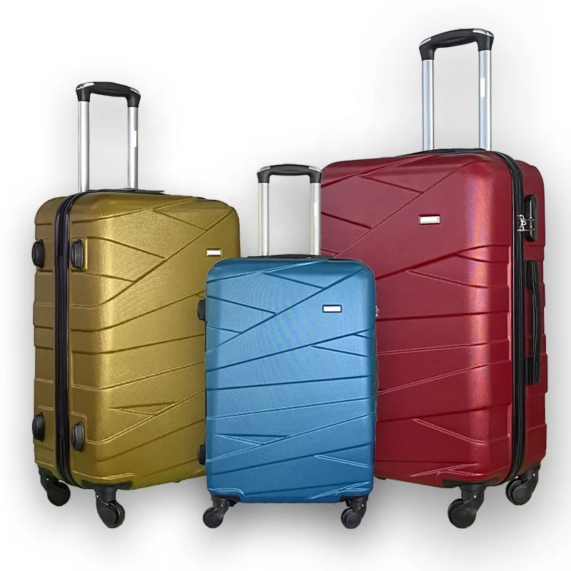 OEM ODM Designer 20″ 24″ 28″ Caster Hard ABS Trolley Luggage Bag Sets for Travel