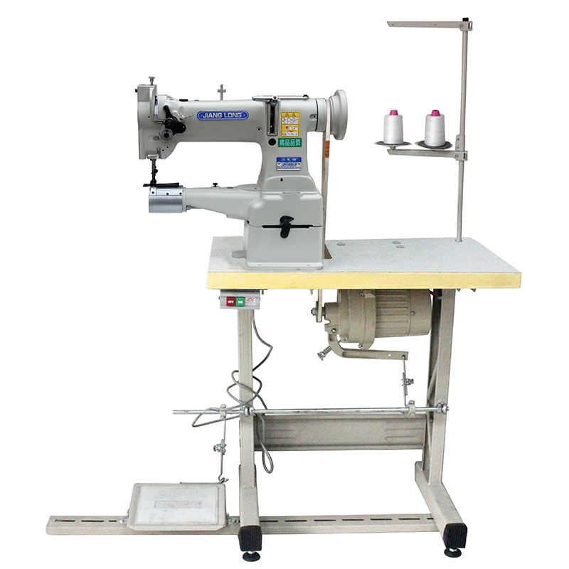 8B Cylinder Arm Compound Triple Feed Walking Foot Industrial Sewing Machine