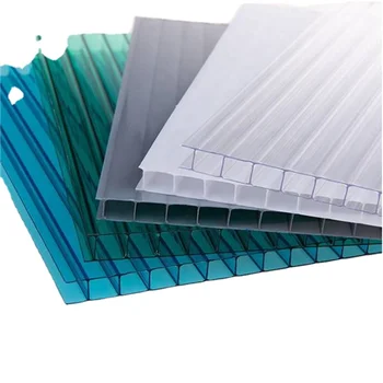 Wuxi Desu 100% virgin material polycarbonate plate triple wall polycarbonate sheet for greenhouse