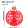 Red snowflakes - Christmas balls