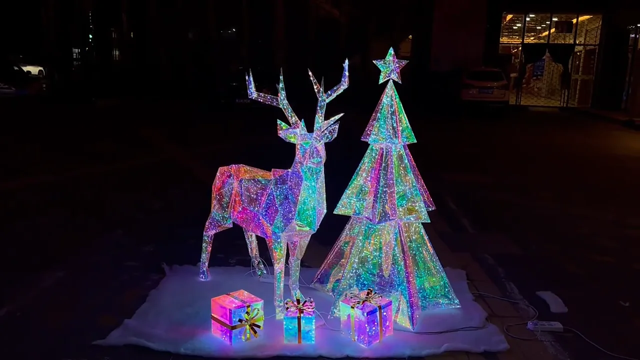 Commercial Large Led Outdoor Giant Christmas Tree Decoration For