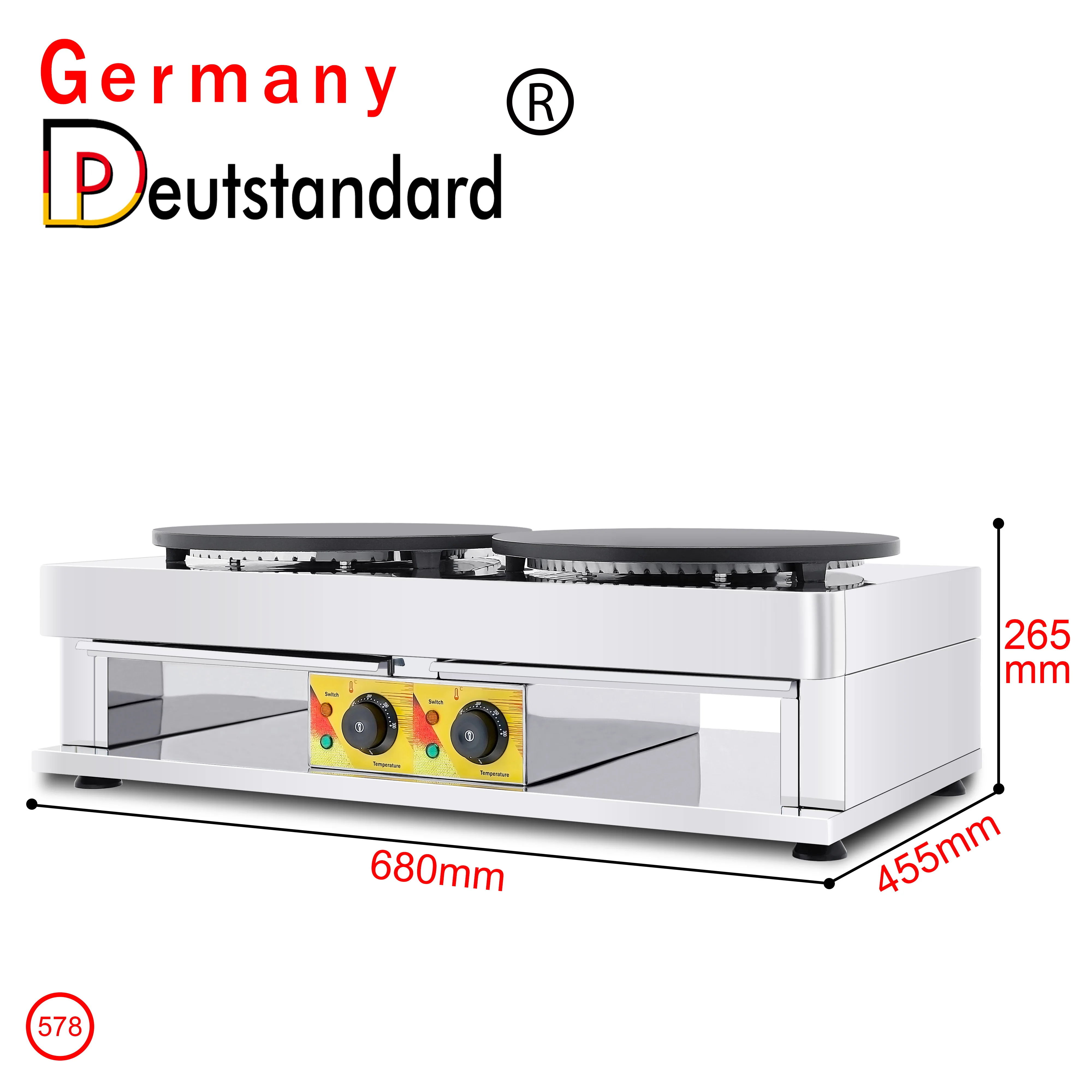 Germany Deustandard Commercial Crepe Maker Pancake Machine