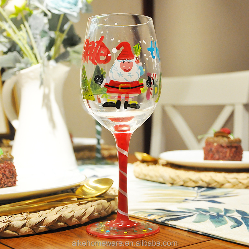 long stemmed wine glasses Fitz & Floyd Set of 4 Jardin Wine Glasses, 14 Oz, Green
