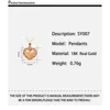 Rose Gold  with O shape chain