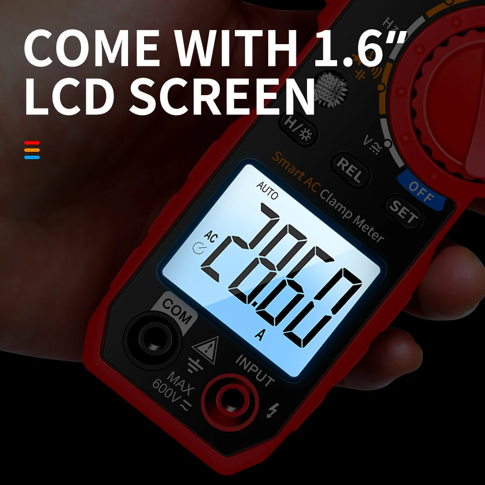 デジタルクランプ 4000カウント多機能デジタルクランプメーター - AC/DC電圧測定用