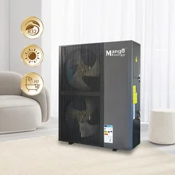 Тепловой насос с воздушным источником для домашнего отопления и охлаждения тепловая вода моноблок инверторный постоянного