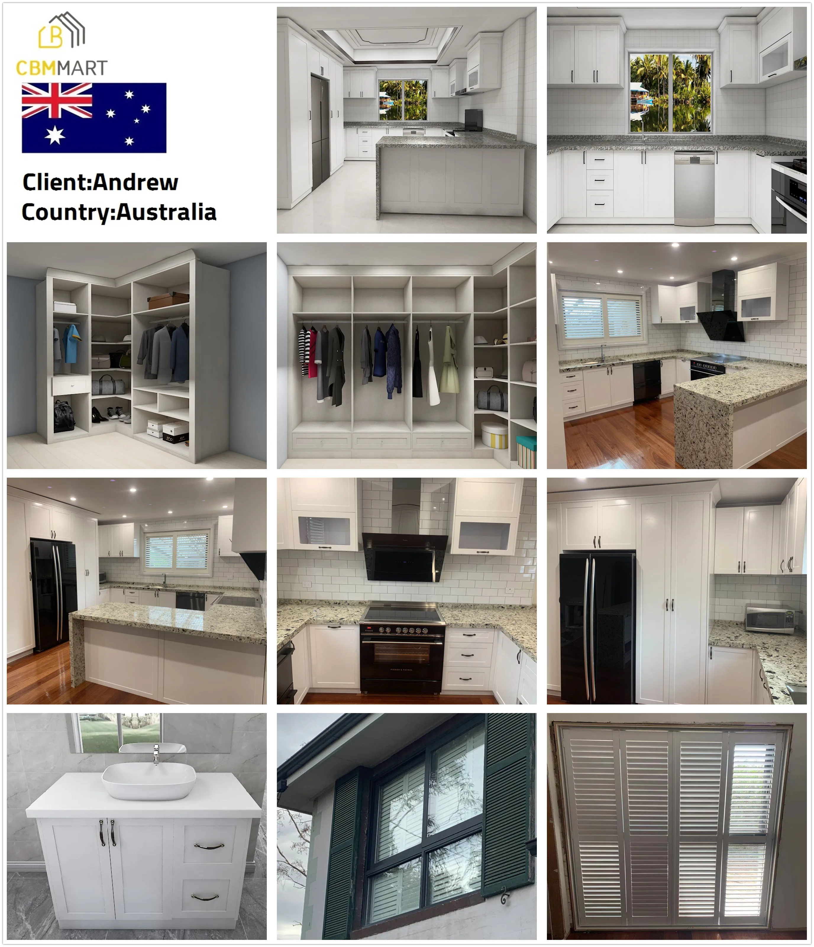 Custom High Gloss Lacquer Kitchen Cabinets - Modern Style