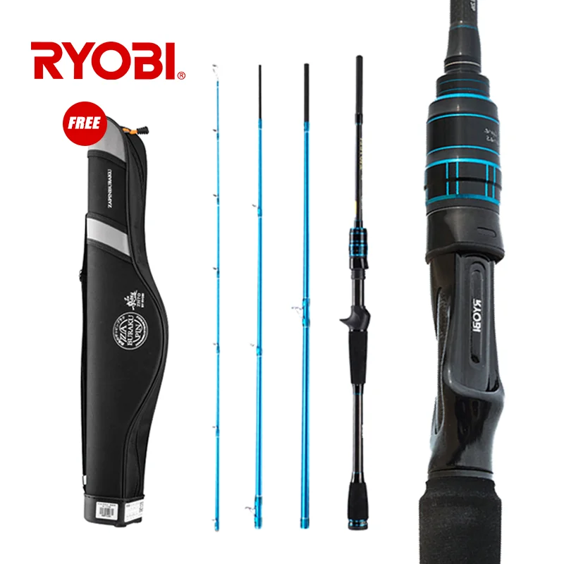RYOBI 4-section Portable Fishing Rod Telescopic